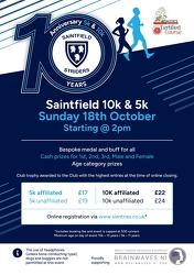 Saintfield 5k & 10k Saintfield 5k & 10k